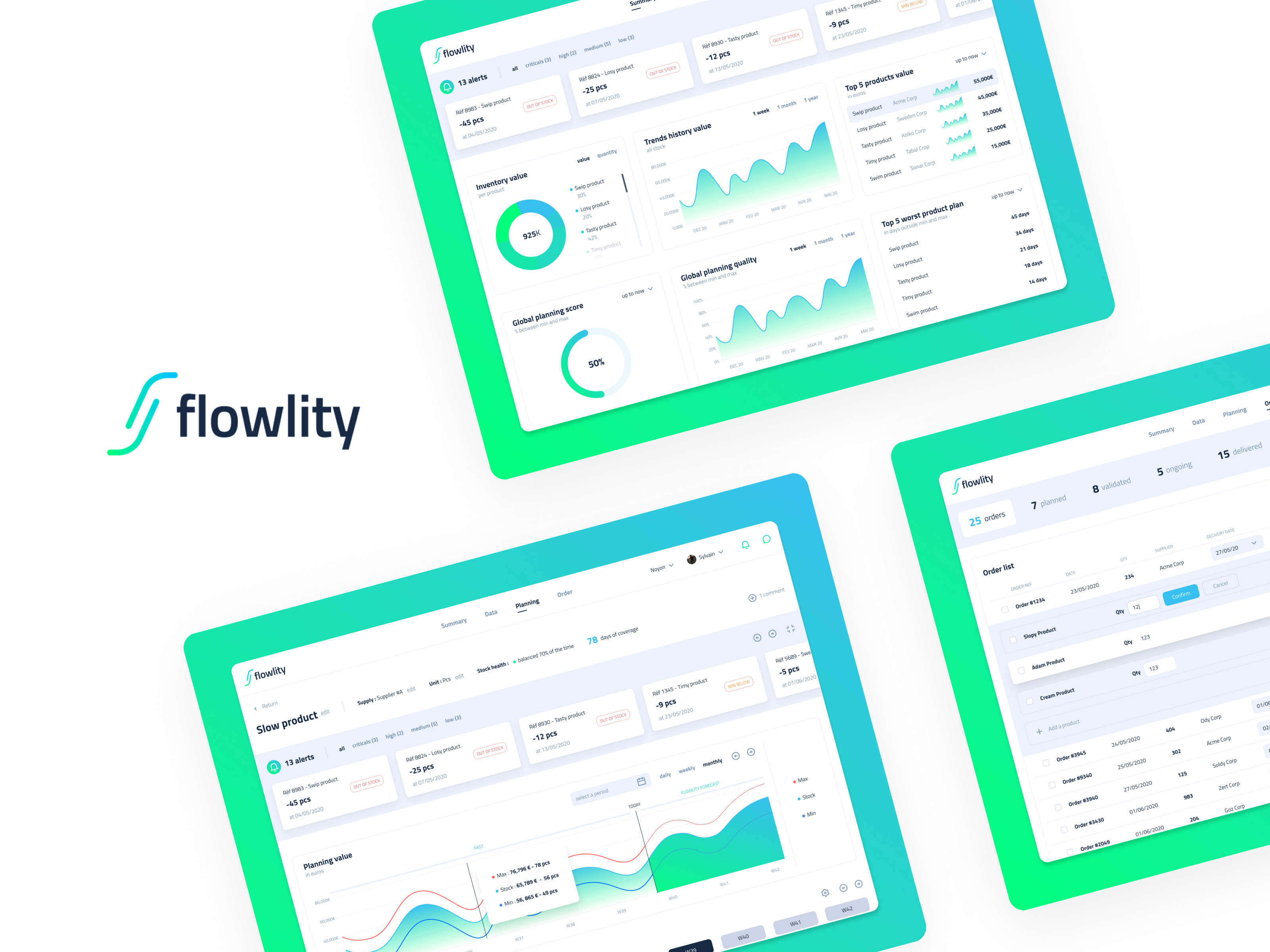 projet Flowlity ux design ui design