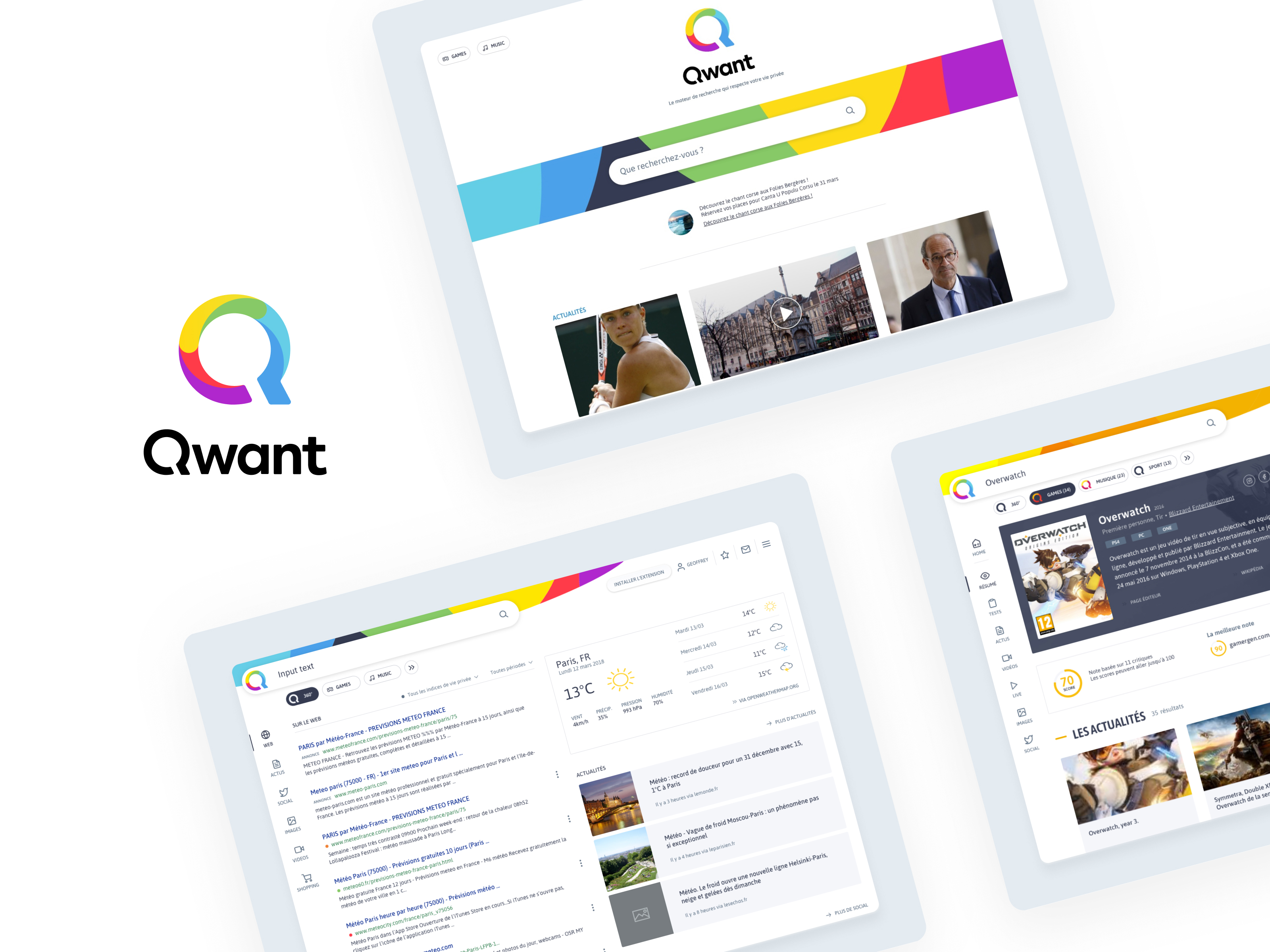Cover qwant UX/UI design